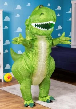 Disney Toy Story Rex Inflatable Costume For Adults