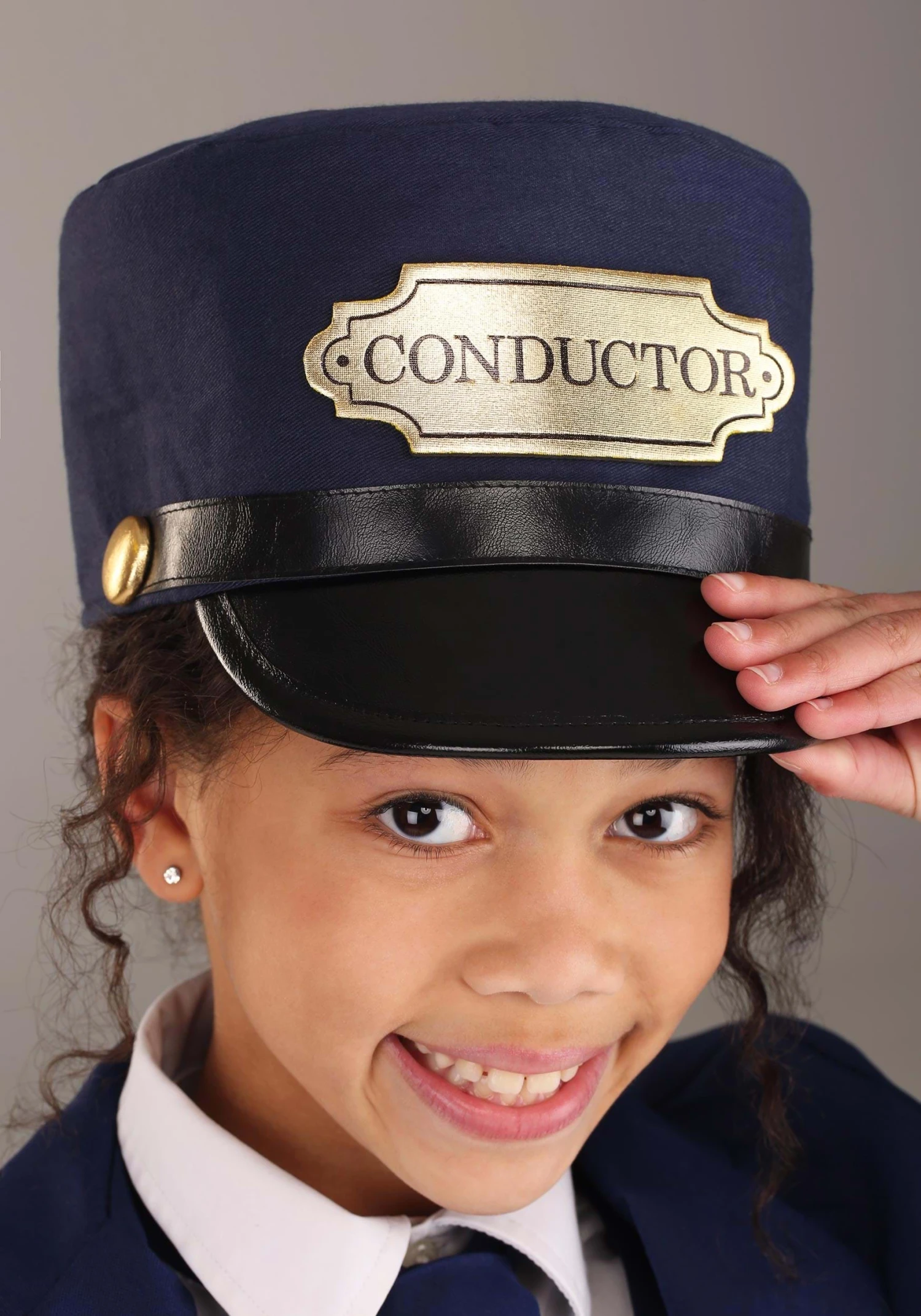 Train Conductor Costume Hat For Kids 3 Train Conductor Costume Hat For Kids - Image 3