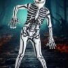 White Skeleton Costume For Kids