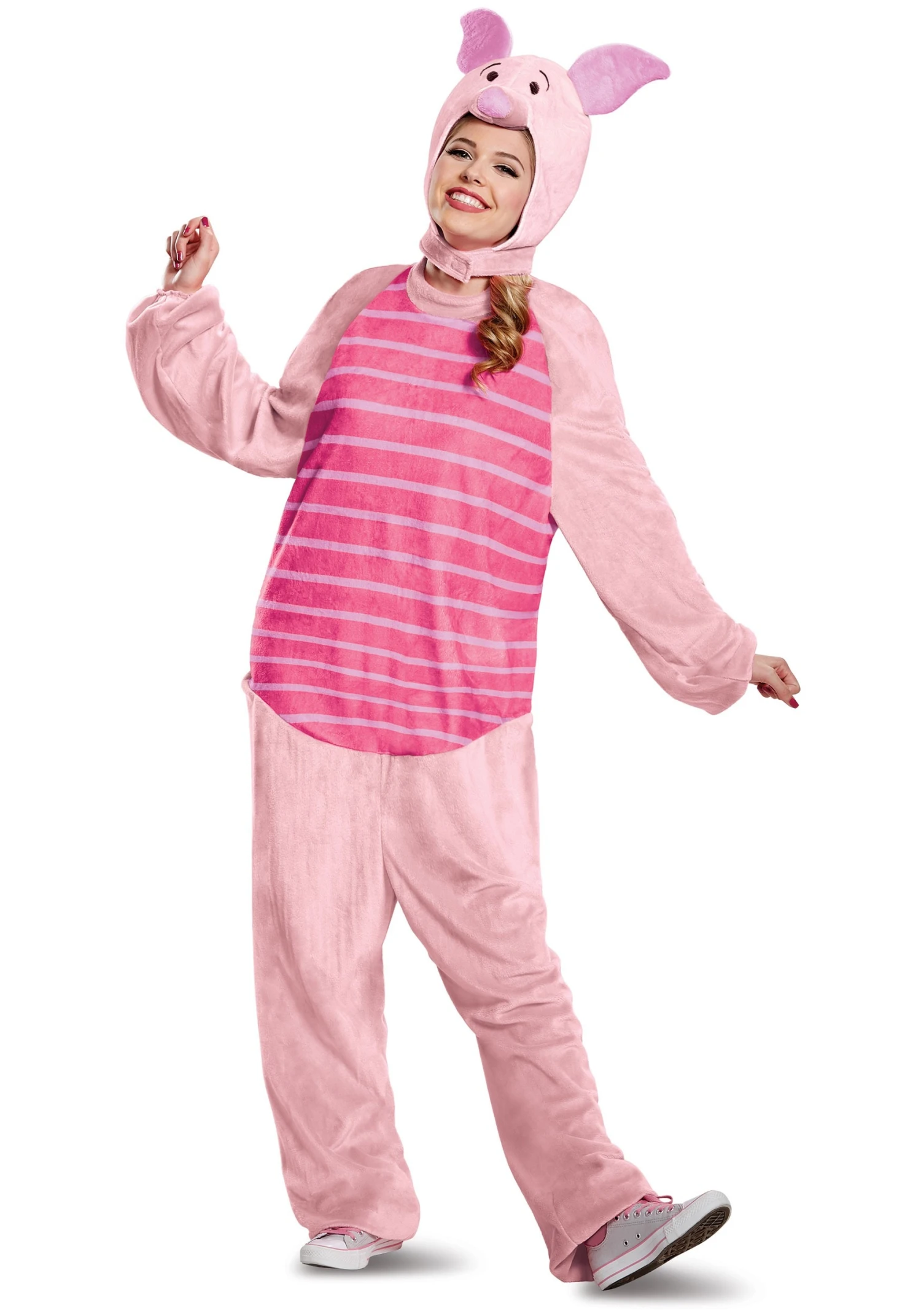Adult Deluxe Winnie The Pooh Piglet Costume 3 Adult Deluxe Winnie The Pooh Piglet Costume - Image 3