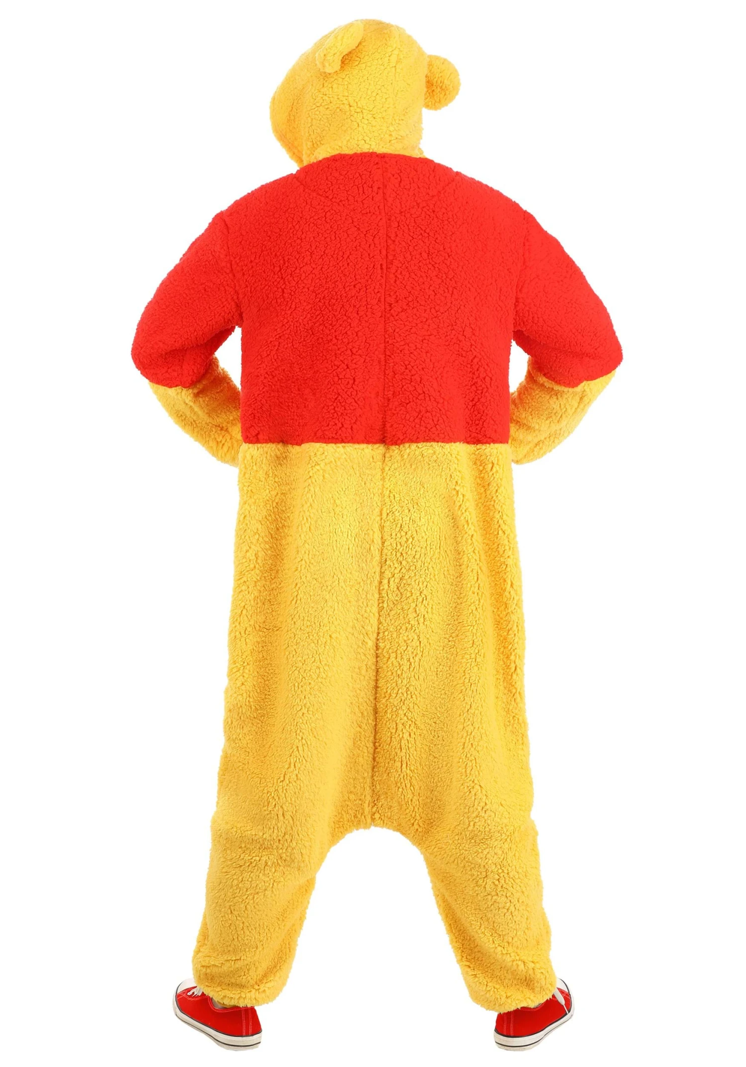 Winnie The Pooh Sherpa Onesie For Adults 2 Winnie The Pooh Sherpa Onesie For Adults - Image 2