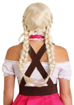 Women's Bavarian Girl Wig -Halloween Costumes Shop womens bavarian girl wig back