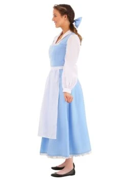 Belle Blue Dress Costume For Women From Disney's Beauty And The Beast 15 Belle Blue Dress Costume For Women From Disney's Beauty And The Beast -Halloween Costumes Shop womens beauty and the beast belle blue dress alt 8