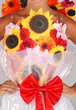 Women's Bouquet Of Flowers Costume Dress 7 Women's Bouquet Of Flowers Costume Dress -Halloween Costumes Shop womens bouquet of flowers costume alt 2