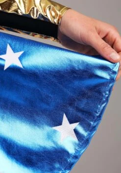 Caped Wonder Woman Costume For Adults -Halloween Costumes Shop womens caped wonder woman costume alt 4