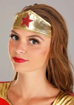 Caped Wonder Woman Costume For Adults -Halloween Costumes Shop womens caped wonder woman costume alt 6