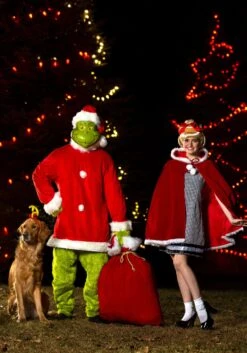 Dr. Seuss Cindy Lou Who Costume Dress For Women -Halloween Costumes Shop womens christmas girl costume alt 7