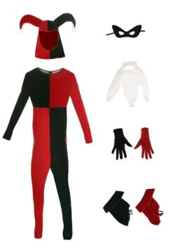 Deluxe Women's Harley Quinn Costume -Halloween Costumes Shop womens deluxe harley quinn costume alt 7