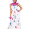 Diamond Flare Clown Costume For Women