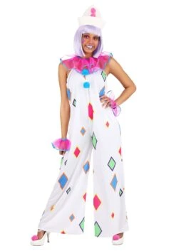 Diamond Flare Clown Costume For Women