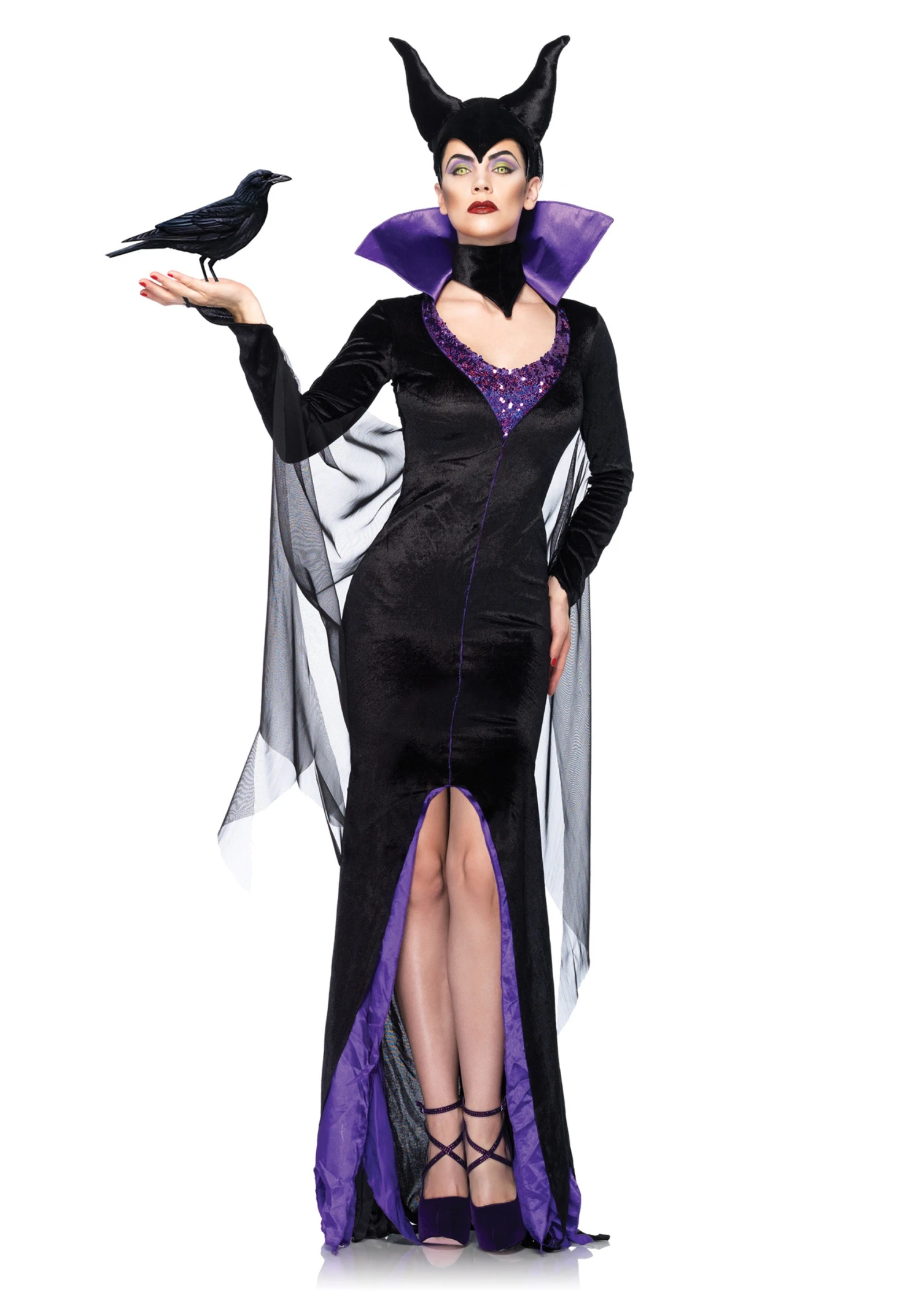 LEG AVENUE Womens Disney Maleficent Costume 1 LEG AVENUE Womens Disney Maleficent Costume