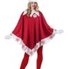 Fun World Elf On The Shelf Poncho Costume For Women