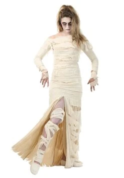 Women's Full Length Mummy Costume 9 Women's Full Length Mummy Costume -Halloween Costumes Shop womens full length mummy alt 3 1