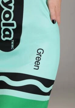 Green Women's Crayola Crayon Costume 8 Green Women's Crayola Crayon Costume -Halloween Costumes Shop womens green crayola crayon costume alt 3