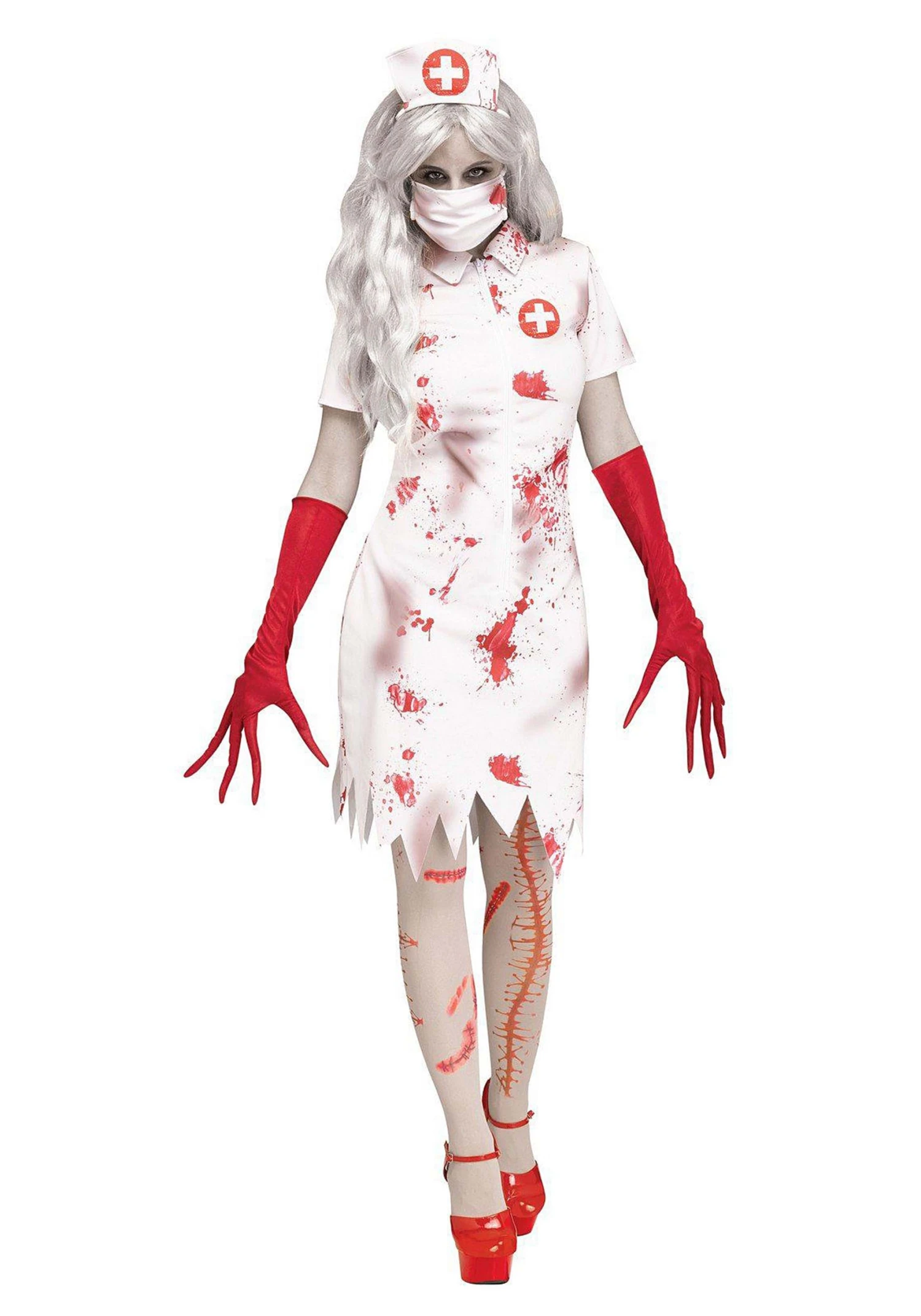 Fun World Horror Nurse Costume For Women 1 Fun World Horror Nurse Costume For Women