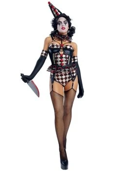 Sexy Killer Clown Costume For Women