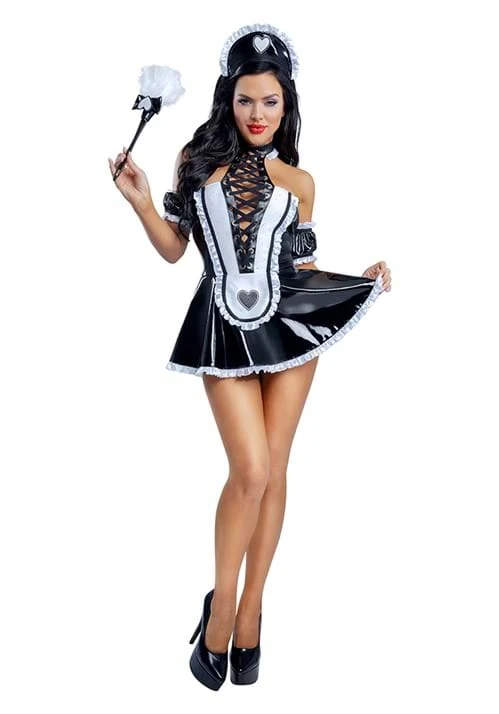 Lace Up Maid Women's Costume 1 Lace Up Maid Women's Costume