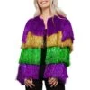 Smiffys Mardi Gras Fringe Tinsel Jacket For Women