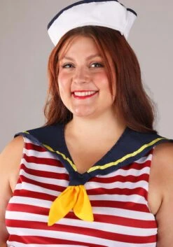Women's Perfect Pin Up Sailor Costume 8 Women's Perfect Pin Up Sailor Costume -Halloween Costumes Shop womens perfect pin up sailor costume alt 3 1
