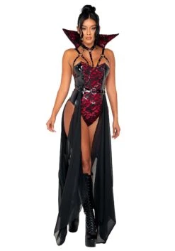 Roma Women's Piercing Beauty Vampire Costume