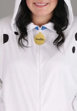 Perdita Costume For Plus Size Women From Disney's 101 Dalmatians 16 Perdita Costume For Plus Size Women From Disney's 101 Dalmatians -Halloween Costumes Shop womens plus 101 dalmatians perdita costume onesie alt 2