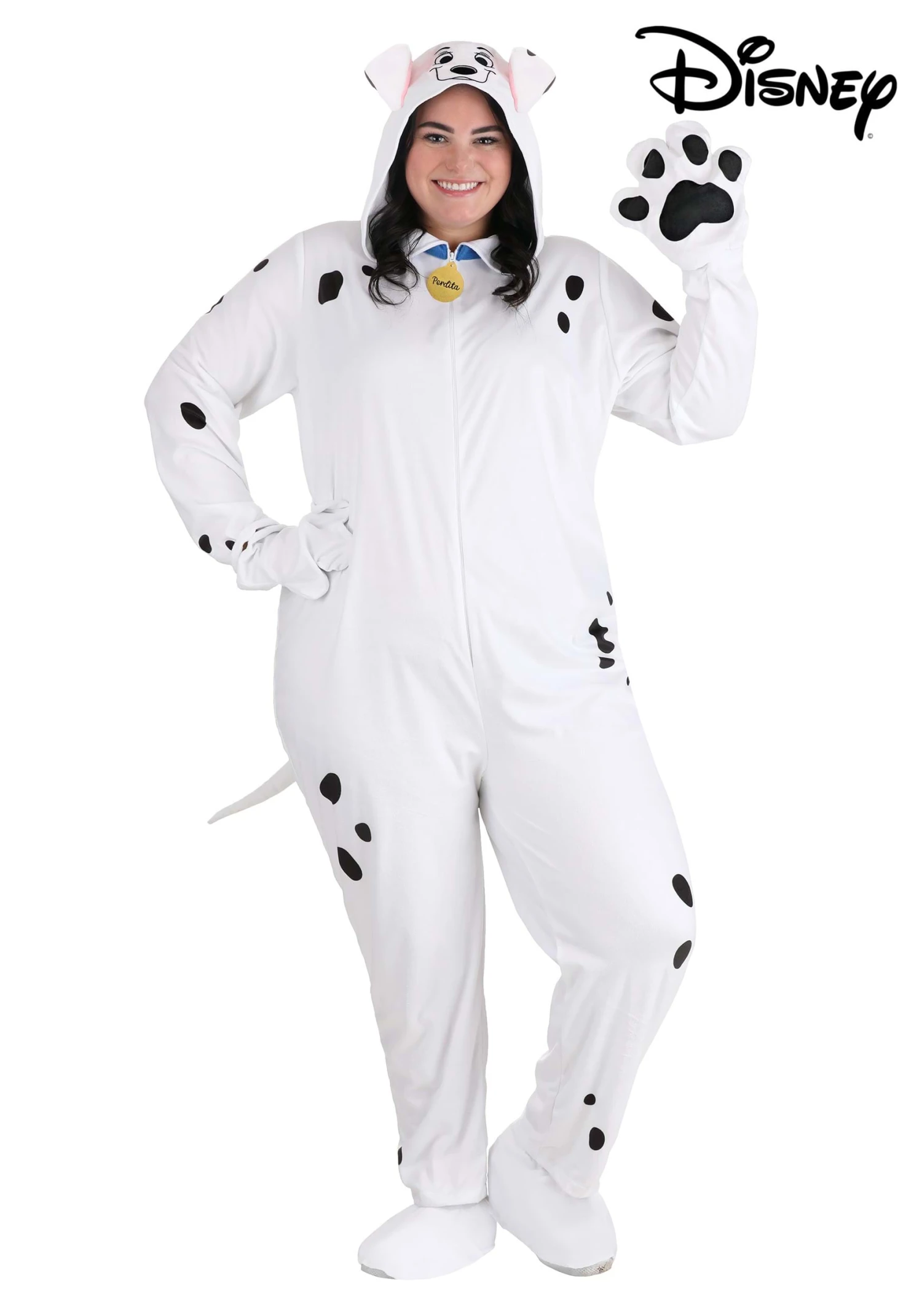 Perdita Costume For Plus Size Women From Disney's 101 Dalmatians 2 Perdita Costume For Plus Size Women From Disney's 101 Dalmatians - Image 2
