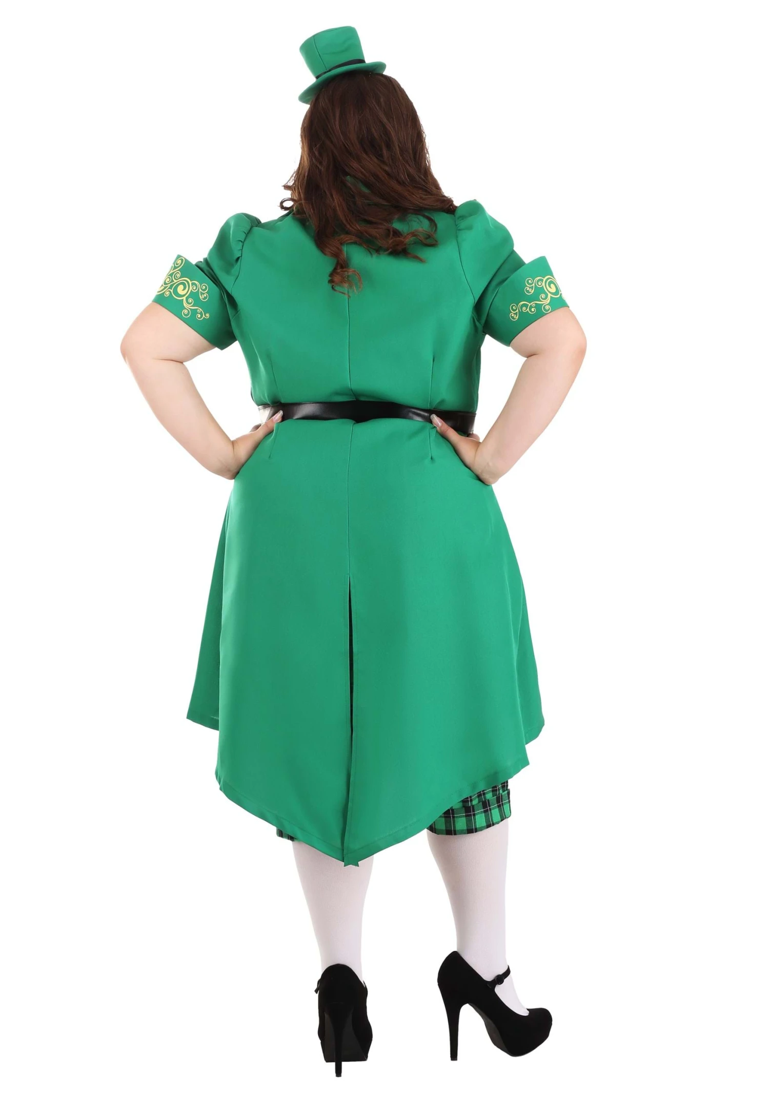 Plus Size Charming Leprechaun Costume For Women 2 Plus Size Charming Leprechaun Costume For Women - Image 2