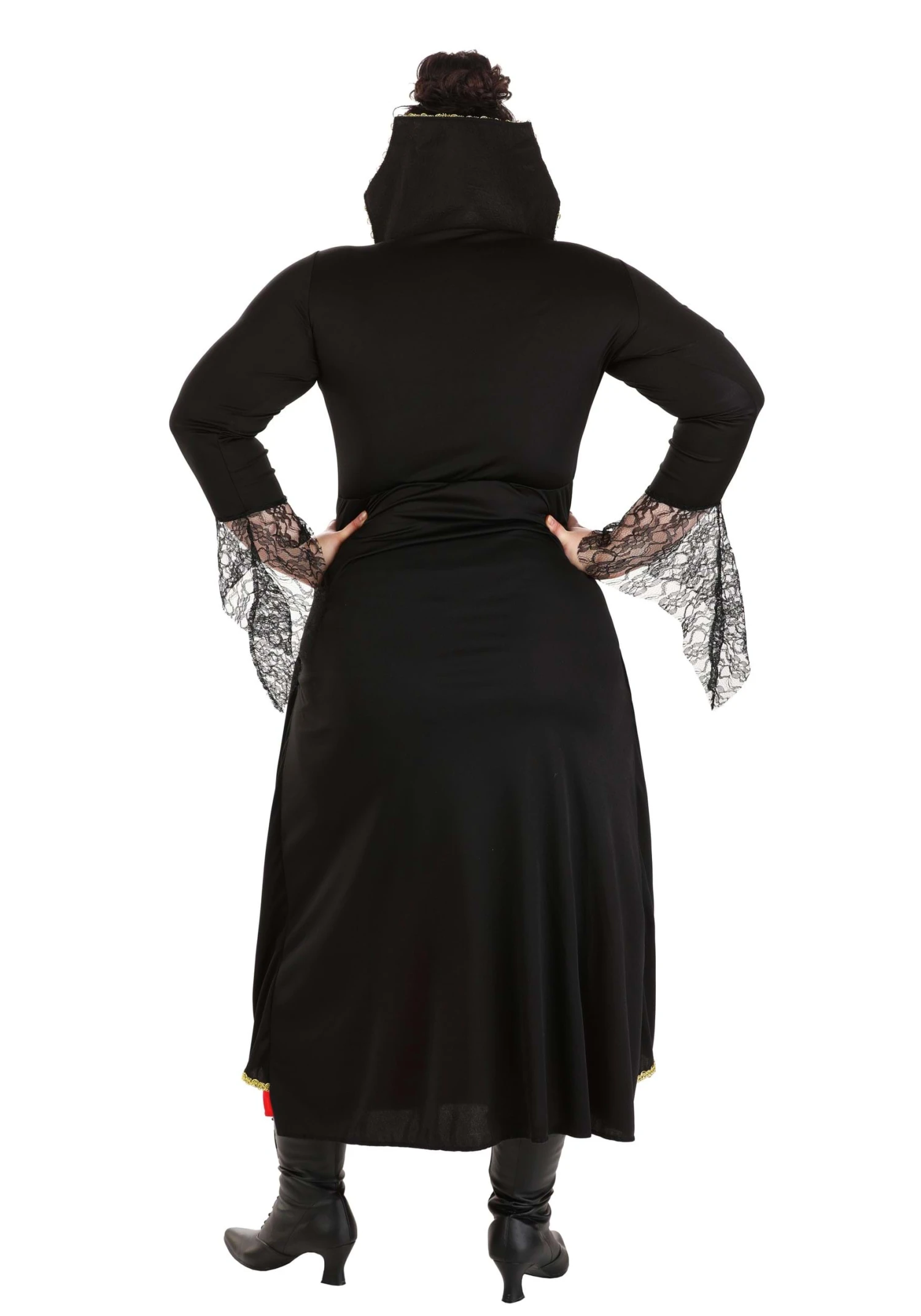 Women's Plus Size Classic Vampire Costume Dress 2 Women's Plus Size Classic Vampire Costume Dress - Image 2
