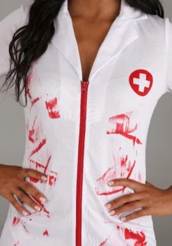 Women's Plus Size Killer Nurse Costume Dress -Halloween Costumes Shop womens plus killer nurse costume alt 3