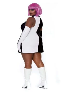 Dreamgirl Plus Size Parti-Skeleton Costume For Women -Halloween Costumes Shop womens plus parti skeleton costume alt 2