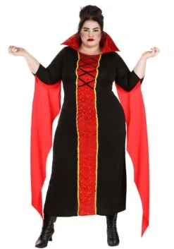 Women's Plus Size Queen Vampire Costume Dress