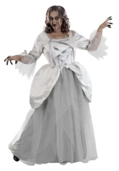 Women's Plus Size 18th Century Ghost Costume Dress