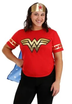 Plus Size Casual Wonder Woman Costume