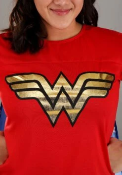 Plus Size Casual Wonder Woman Costume -Halloween Costumes Shop womens plus size casual wonder woman costume alt 2