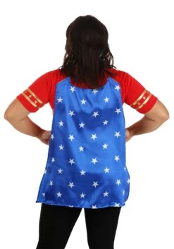 Plus Size Casual Wonder Woman Costume -Halloween Costumes Shop womens plus size casual wonder woman costume alt 4