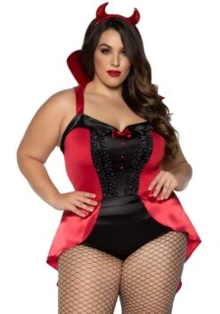 LEG AVENUE Women's Plus Size Devilish Darling Costume