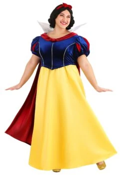 Snow White Costume For Plus Size Women From Disney's Snow White 12 Snow White Costume For Plus Size Women From Disney's Snow White -Halloween Costumes Shop womens plus size disney snow white costume alt 9