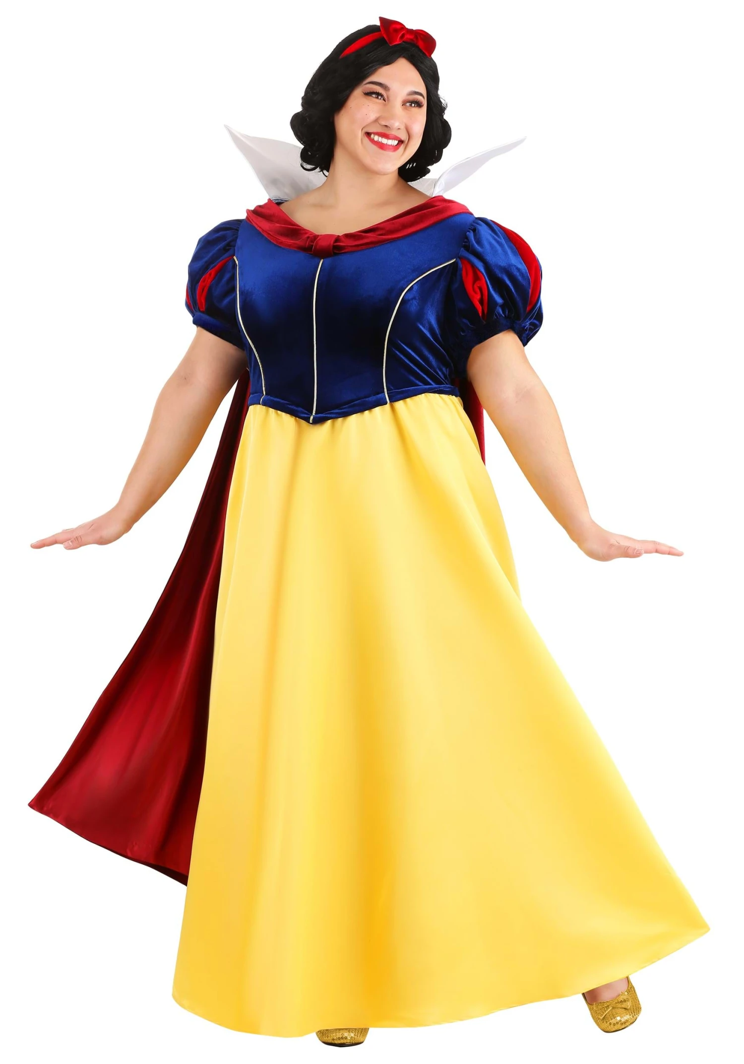 Snow White Costume For Plus Size Women From Disney's Snow White 3 Snow White Costume For Plus Size Women From Disney's Snow White - Image 3