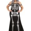 Plus Size High Fashion Skeleton Costume For Women
