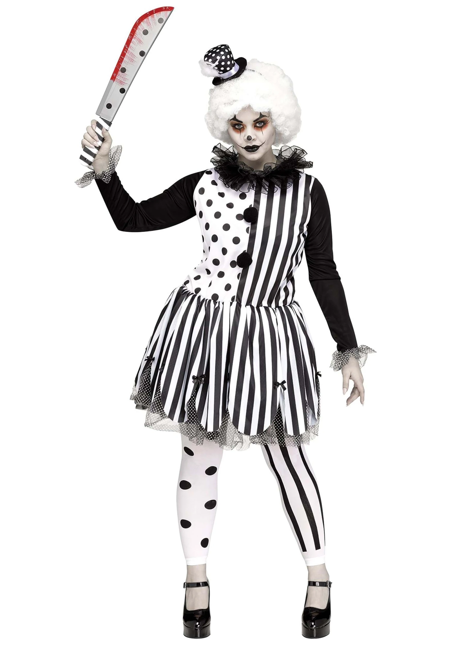Fun World Women's Killer Clown Plus Size Costume 1 Fun World Women's Killer Clown Plus Size Costume