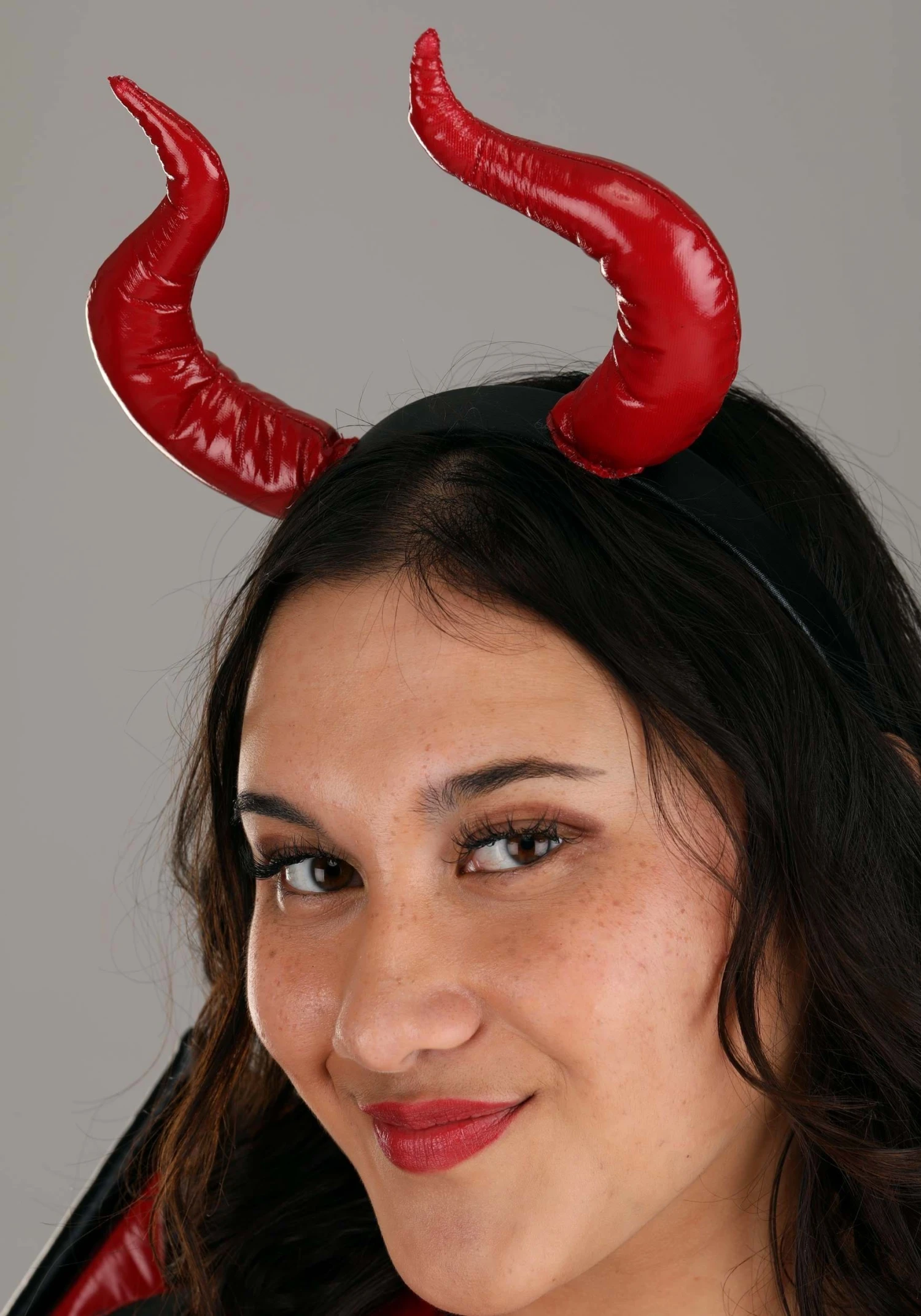 Plus Size Leather Devil Costume For Women 3 Plus Size Leather Devil Costume For Women - Image 3