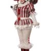 Women's Plus Size Sadistic Clown Costume