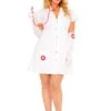 MUSIC LEGS Sexy RN On Duty Women's Plus Size Costume
