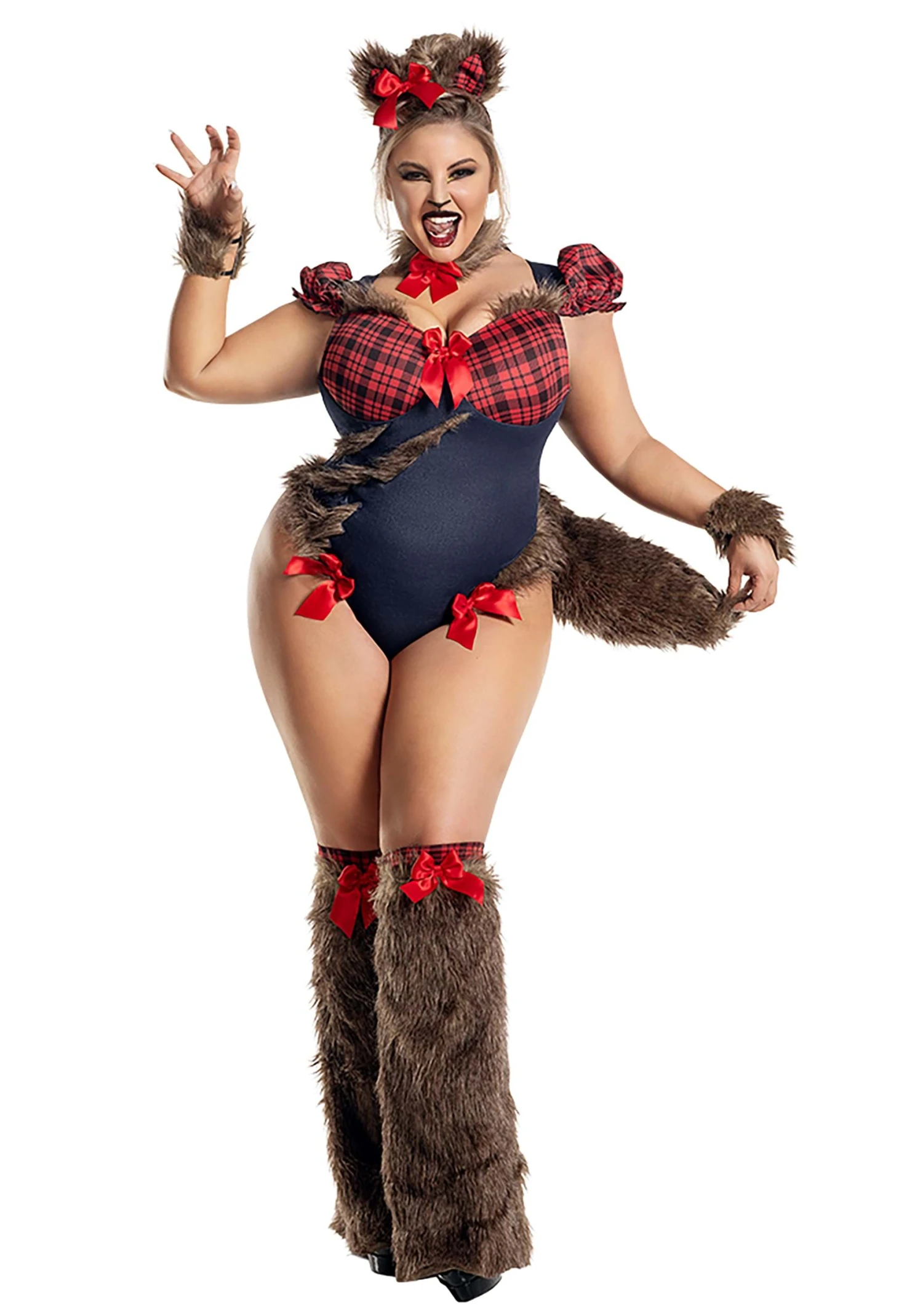 Plus Size Sexy Werebabe Women's Costume 1 Plus Size Sexy Werebabe Women's Costume