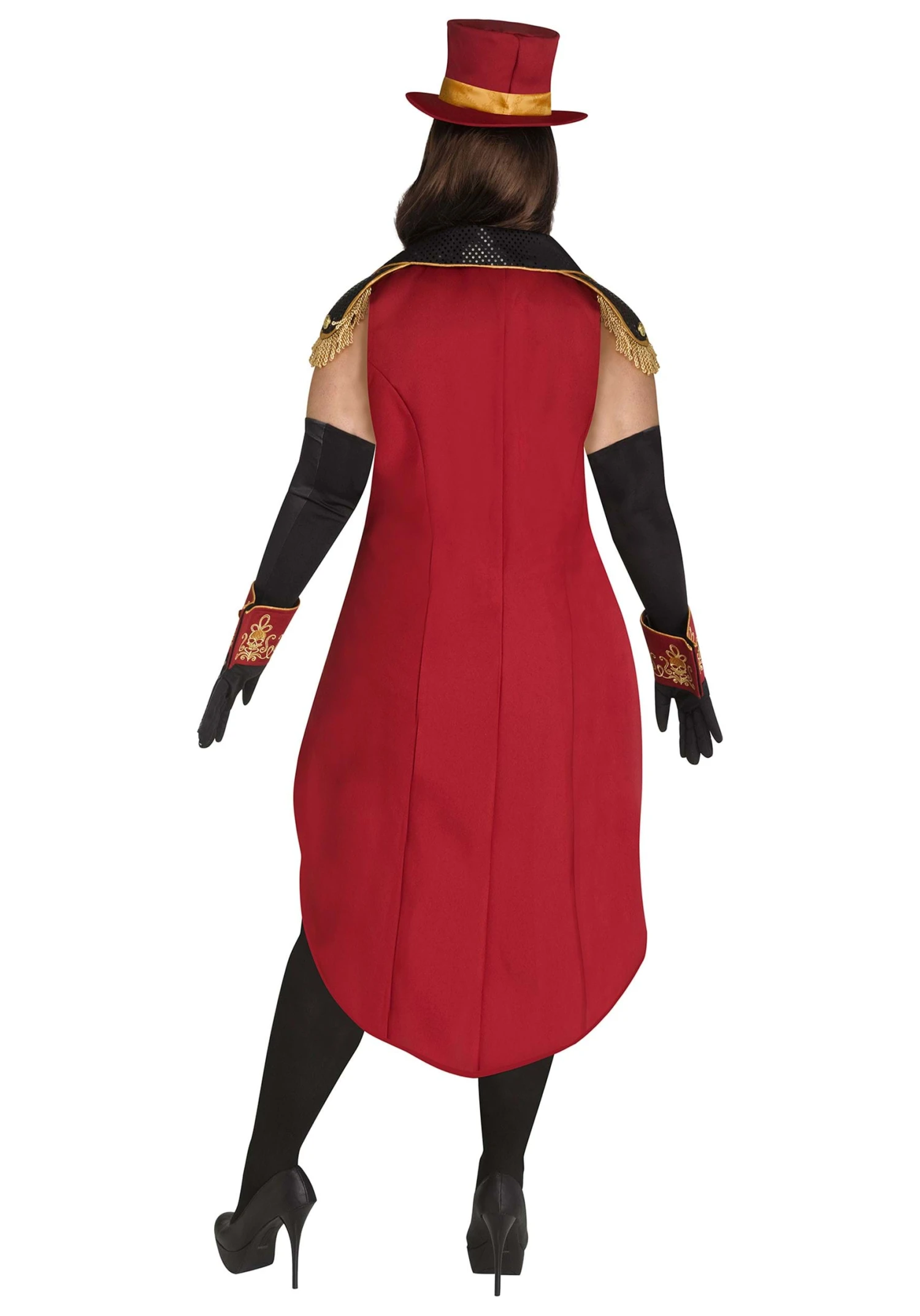 Fun World Women's Plus Size Skeleton Ringmistress Costume 2 Fun World Women's Plus Size Skeleton Ringmistress Costume - Image 2