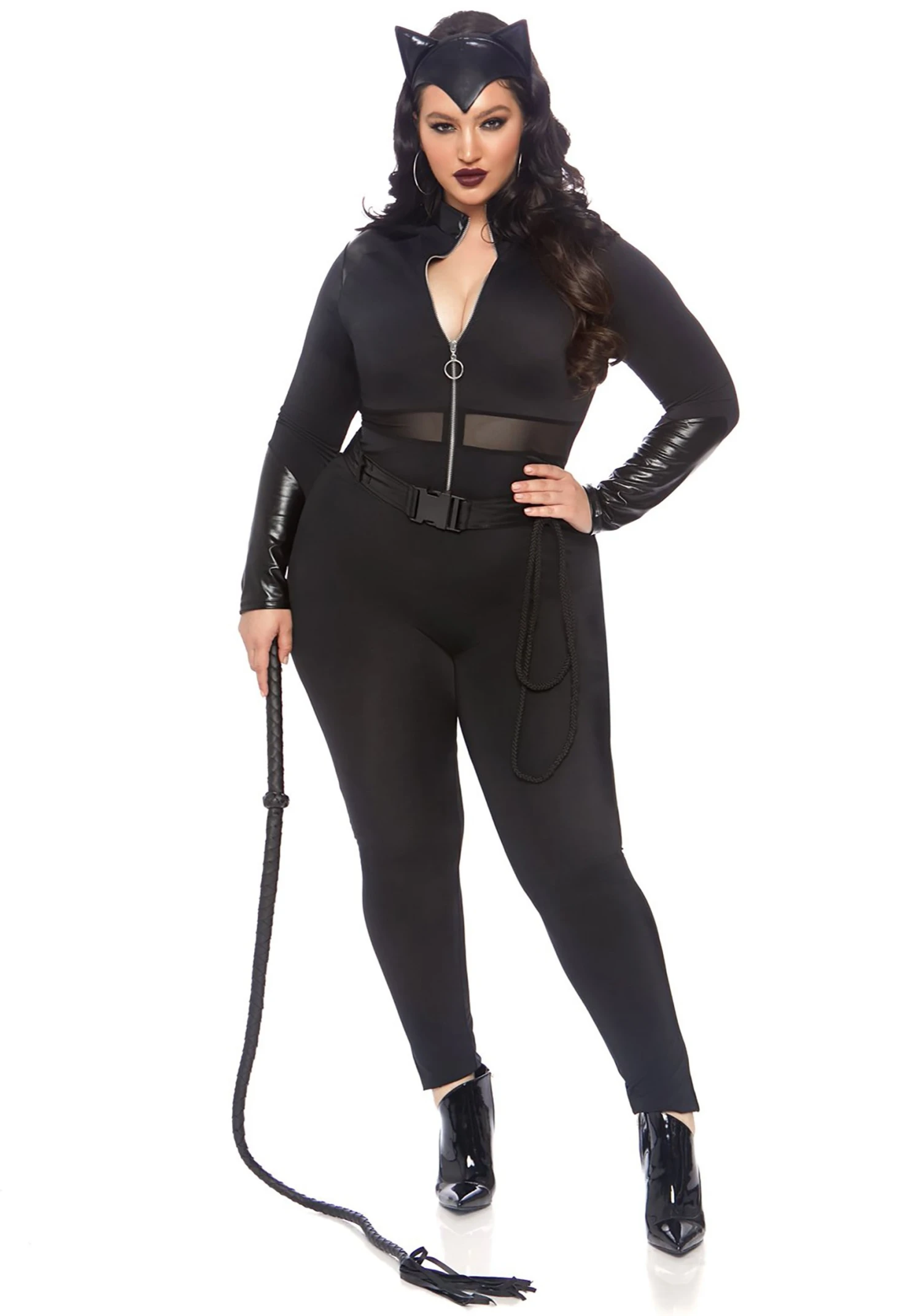 LEG AVENUE Plus Size Sultry Supervillain Costume For Adults 1 LEG AVENUE Plus Size Sultry Supervillain Costume For Adults