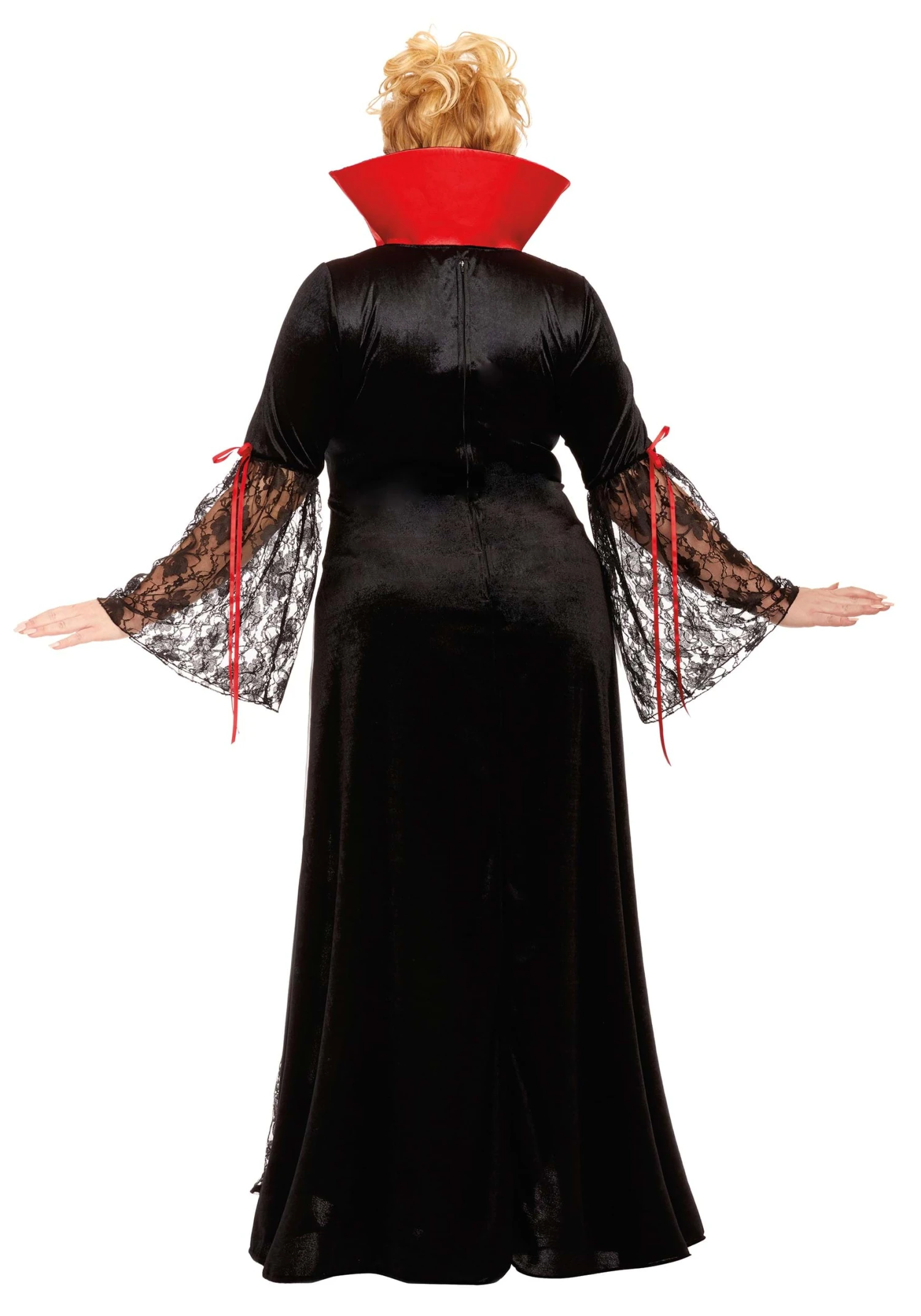 Dreamgirl Plus Size Vampira Costume Dress For Women 2 Dreamgirl Plus Size Vampira Costume Dress For Women - Image 2