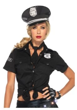 LEG AVENUE Women's Police Shirt & Tie