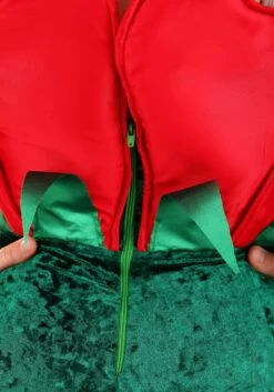 Red Rose Costume For Women -Halloween Costumes Shop womens red rose costume alt 5