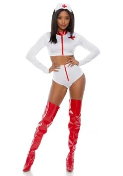 Forplay Rescue Me Nurse Costume For Women -Halloween Costumes Shop womens rescue me nurse costume alt 3